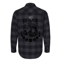 Rpg Class Series Rogue   Black Version Flannel Shirt | Artistshot