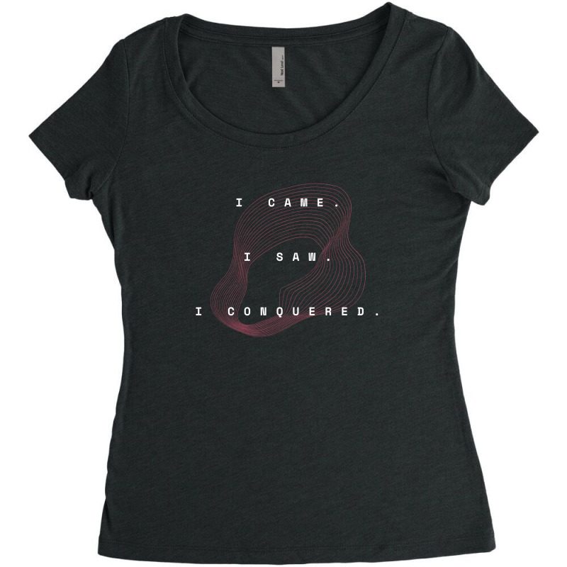 Conquer Design Women's Triblend Scoop T-shirt | Artistshot