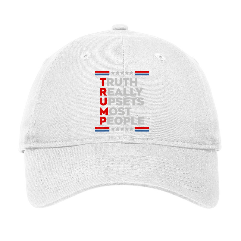 Truth Really Upsets Most People Trump 2024 Pro Tru Adjustable Cap by terrilyn | Artistshot