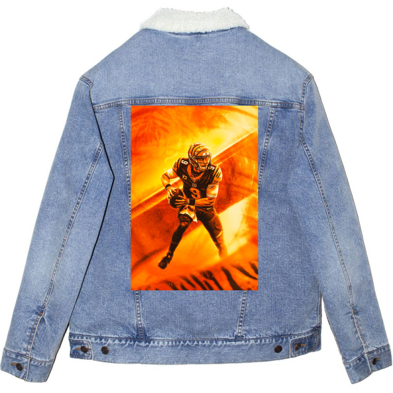 Running Power Joe Unisex Sherpa-lined Denim Jacket | Artistshot