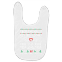 Deck The Halls With Beta Blockers Olol Sweatshirt Baby Bibs | Artistshot