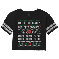 Deck The Halls With Beta Blockers Olol Sweatshirt Scorecard Crop Tee | Artistshot