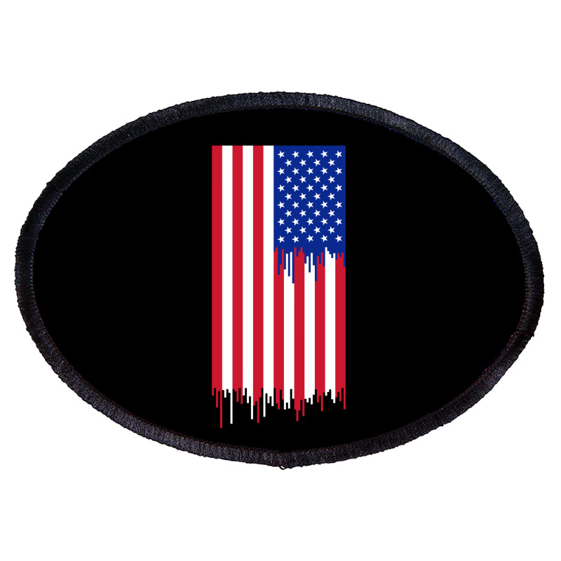 american flag custom logo patch for