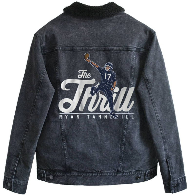 Ryan Tannehill The Thrill Unisex Sherpa-lined Denim Jacket | Artistshot