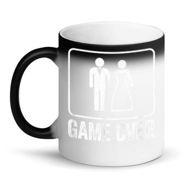 Game Over Funny Wedding Shirt Men Bachelor Party Tshirt Magic Mug Designed By Herscheldamek