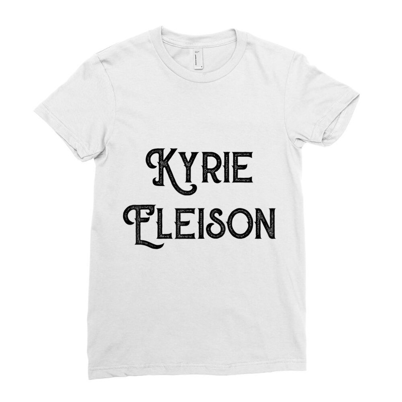 Kyrie Eleison Lord Christe Mercy Traditional Latin Ladies Fitted T-Shirt by dong | Artistshot