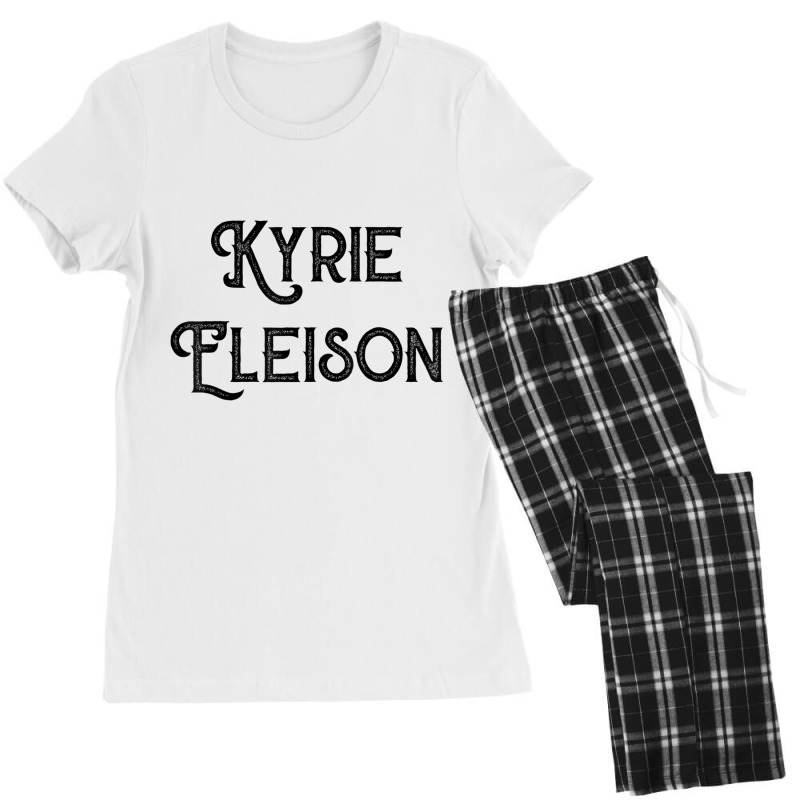 Kyrie Eleison Lord Christe Mercy Traditional Latin Women's Pajamas Set by dong | Artistshot