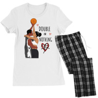 Couple Black Basketball Movies I Love You Card His Women's Pajamas Set | Artistshot