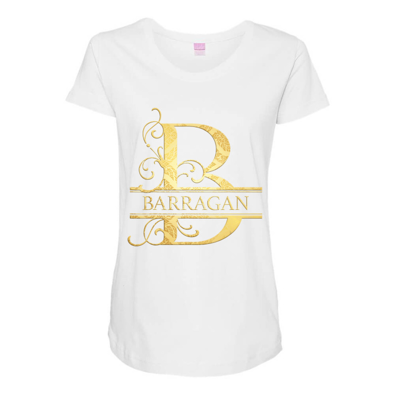 Barragan Name T Shirt Maternity Scoop Neck T-shirt by coyagota | Artistshot