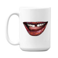 Smile With Gap Teeth 15 Oz Coffee Mug | Artistshot