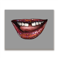 Smile With Gap Teeth Metal Print Horizontal | Artistshot