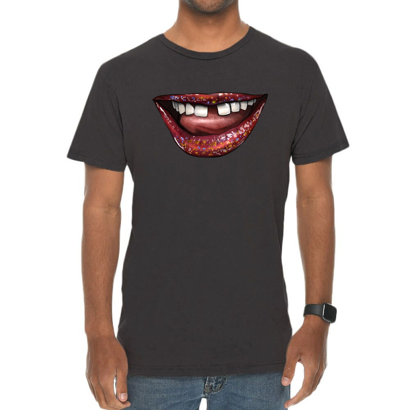 Smile With Gap Teeth Vintage T-shirt | Artistshot