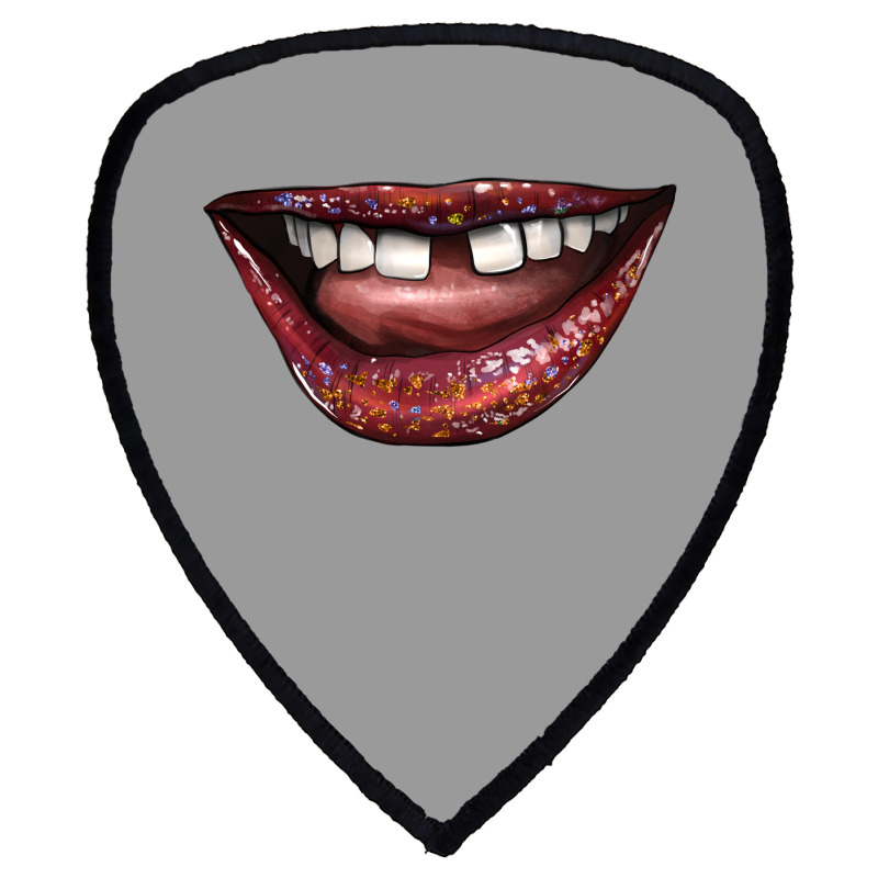 Smile With Gap Teeth Shield S Patch | Artistshot