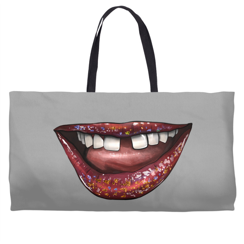 Smile With Gap Teeth Weekender Totes | Artistshot