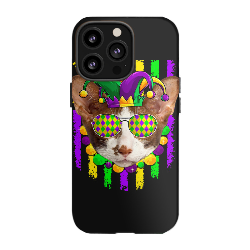 American Flag Mardi Gras Cute Oriental Cat Lover Iphone 13 Pro Case | Artistshot