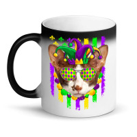 American Flag Mardi Gras Cute Oriental Cat Lover Magic Mug | Artistshot