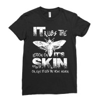 Funny It Rubs The Lotion On Its Skin Vintage Insec Ladies Fitted T-shirt | Artistshot