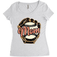 Baseball Mom Tshirt, Womens Baseball Tshirt, Baseb Women's Triblend Scoop T-shirt | Artistshot