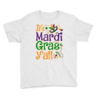 Beads Itâ€™s Mardi Gras Yâ€™all Tee Para Youth Tee | Artistshot