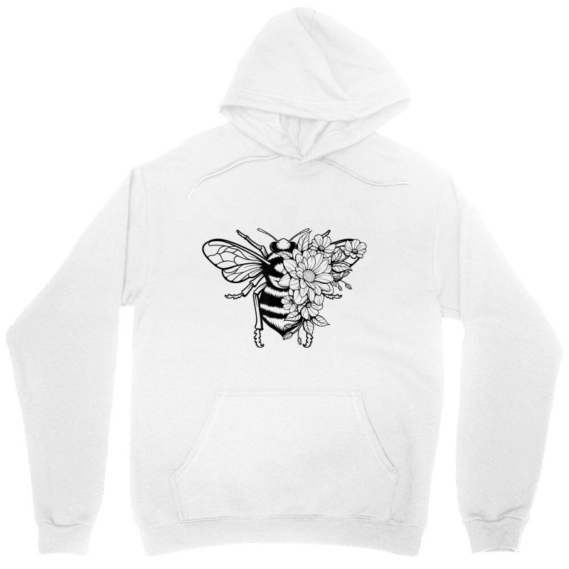 Bee With Flowers For Men Women Beekeeper Bees Love Unisex Hoodie | Artistshot