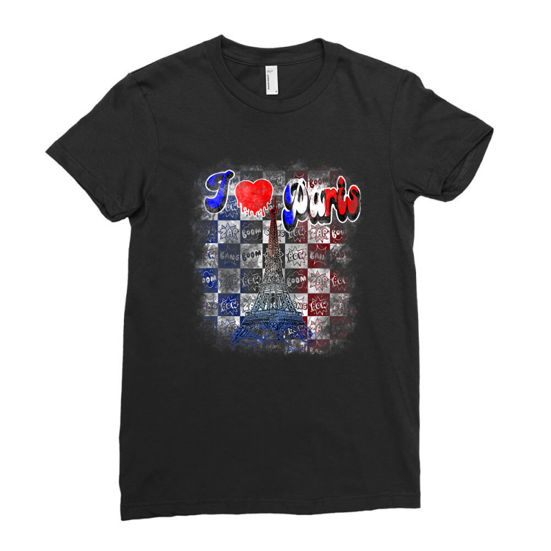 Bonjour Cute French Sports Fan Cyclin Goa Psytranc Ladies Fitted T-Shirt by burisiuliq2 | Artistshot