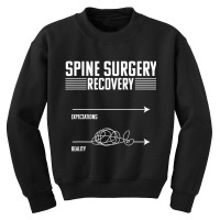 Bionic Spine Replacement Surgery Recovery Spinal F Youth Sweatshirt | Artistshot