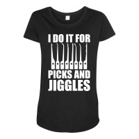 Funny Locksmith And Lockpicking Picks And Jiggles Maternity Scoop Neck T-shirt | Artistshot