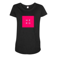 Hero Design Maternity Scoop Neck T-shirt | Artistshot