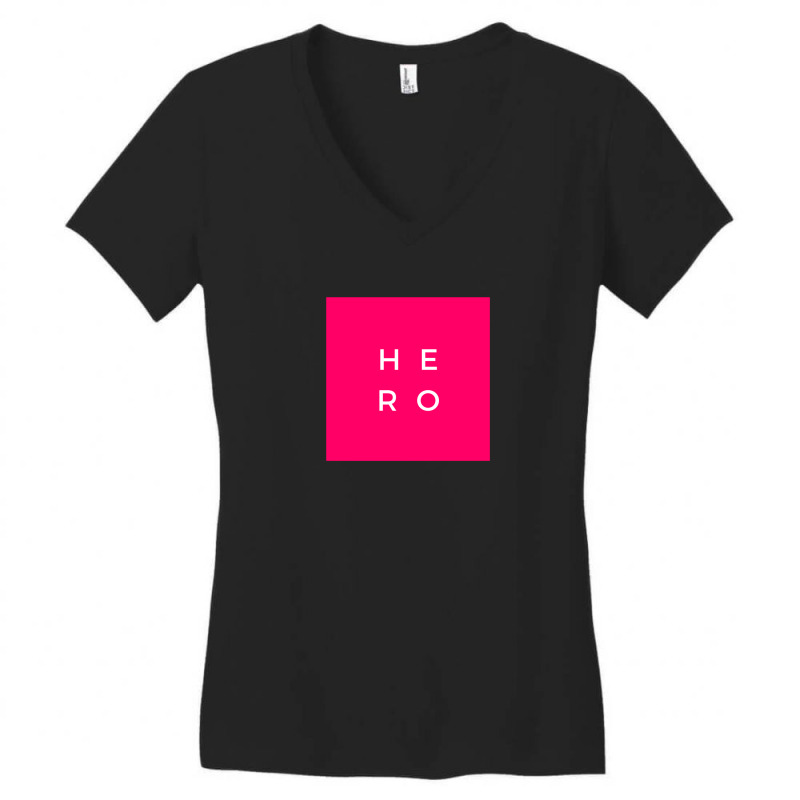 Hero Design Women's V-neck T-shirt | Artistshot