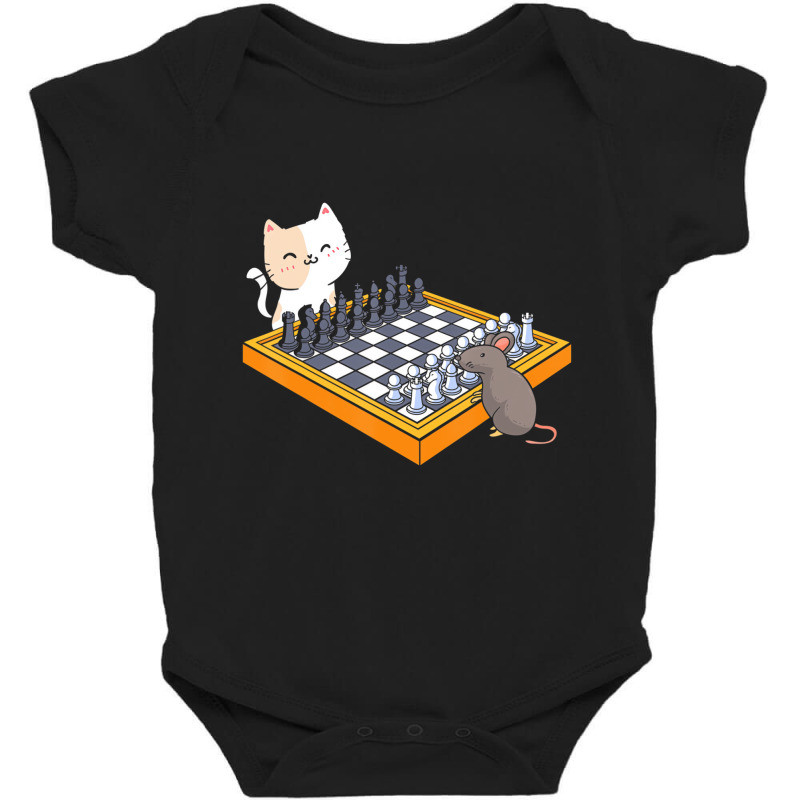 Cat Owner Chess Board Grandmaster Board Game Chess Baby Bodysuit | Artistshot