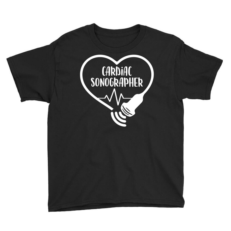 Cardiac Sonographer Heart Scanning Rdcs Echocardio Youth Tee by imelde | Artistshot