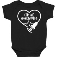 Cardiac Sonographer Heart Scanning Rdcs Echocardio Baby Bodysuit | Artistshot