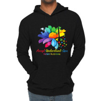 Floral Autism Awareness Daisy Sunflower For Mom Wo Lightweight Hoodie | Artistshot