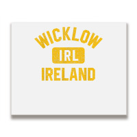 Wicklow Ireland Irl Gym Style Green W Distressed A Metal Print Horizontal | Artistshot