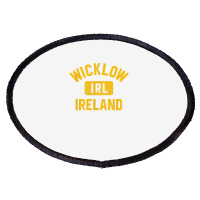 Wicklow Ireland Irl Gym Style Green W Distressed A Oval Patch | Artistshot