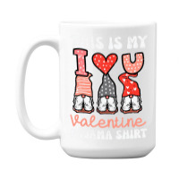 Valentines Day Foxes Heart Cute Fox Women Girls Ki 15 Oz Coffee Mug | Artistshot