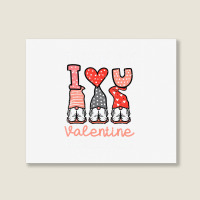 Valentines Day Foxes Heart Cute Fox Women Girls Ki Landscape Canvas Print | Artistshot