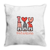 Valentines Day Foxes Heart Cute Fox Women Girls Ki Throw Pillow | Artistshot