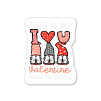 Valentines Day Foxes Heart Cute Fox Women Girls Ki Sticker | Artistshot