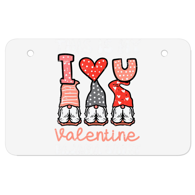 Valentines Day Foxes Heart Cute Fox Women Girls Ki Atv License Plate | Artistshot