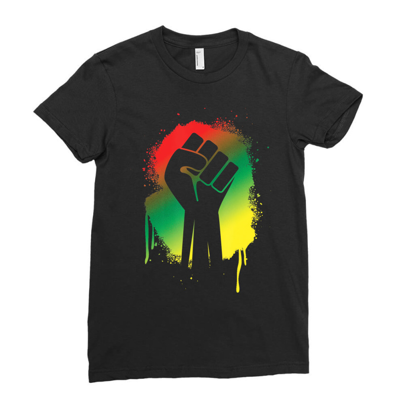 Black History Month For Men Women Kids Cool Africa Ladies Fitted T-Shirt by aiiluurosy | Artistshot