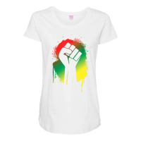 Black History Month For Men Women Kids Cool Africa Maternity Scoop Neck T-shirt | Artistshot