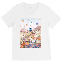 Cappadocia, Turkey V-neck Tee | Artistshot