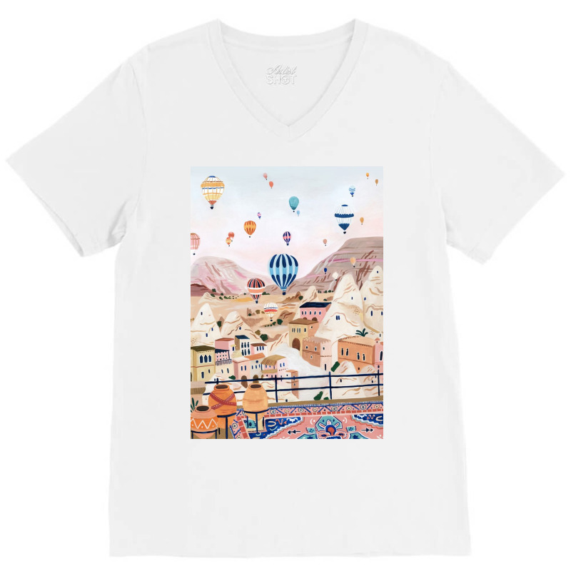 Cappadocia, Turkey V-neck Tee | Artistshot