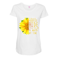 Hospice Aide Appreciation   I Became A Hospice Aid Maternity Scoop Neck T-shirt | Artistshot