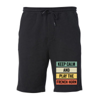 Keep Calm And Play The French Horn Fleece Short | Artistshot