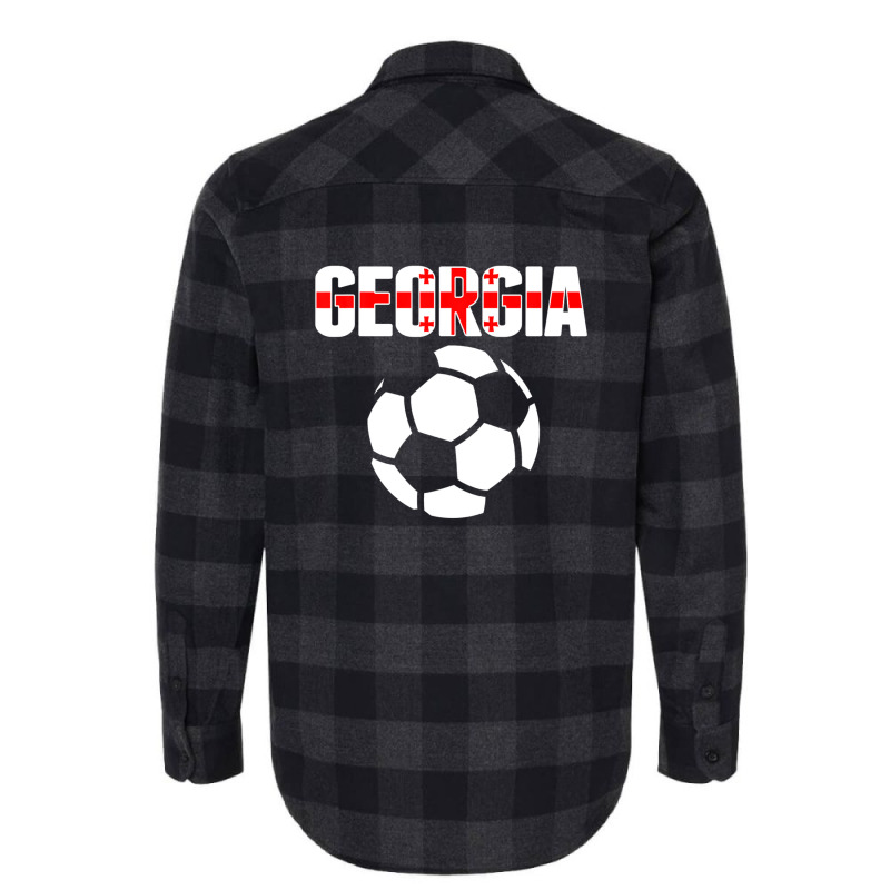 Proud Georgia Soccer Fans Jersey - Support Georgia Flannel Shirt by burisiuliq2 | Artistshot