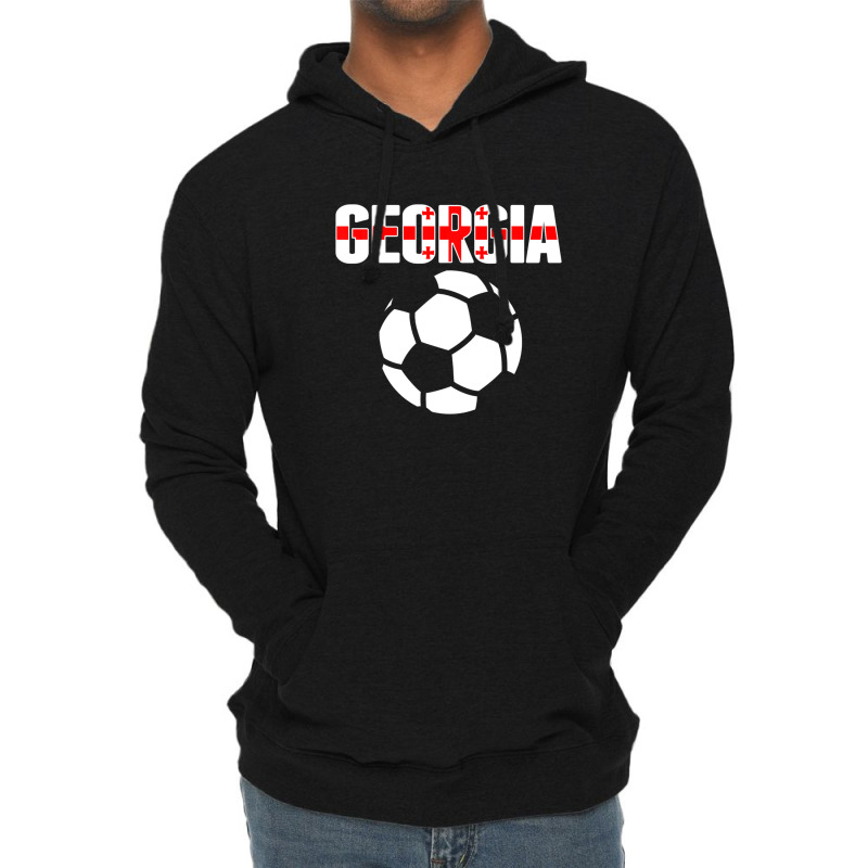 Proud Georgia Soccer Fans Jersey - Support Georgia Lightweight Hoodie by burisiuliq2 | Artistshot