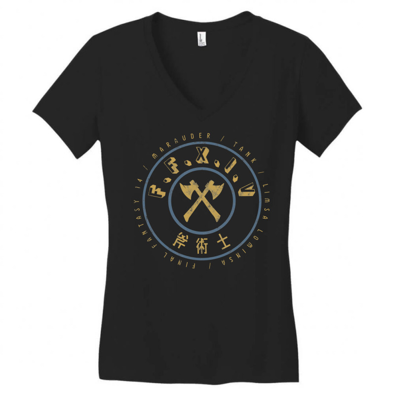 Final Fantasy Xiv Marauder Women's V-Neck T-Shirt by codaubichood | Artistshot