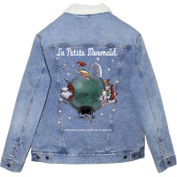 La Petite Mermaid (version2) Unisex Sherpa-lined Denim Jacket | Artistshot